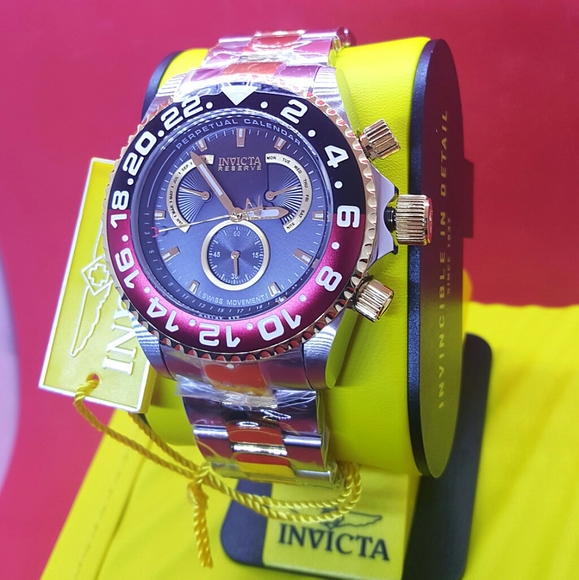 FIRM PRICE-NWOT Invicta Swiss Reserve Perpetual CALENDA( WATCH ONLY) - Picture 12 of 12